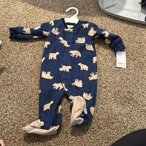 NWT Carters 3m footed pajamas